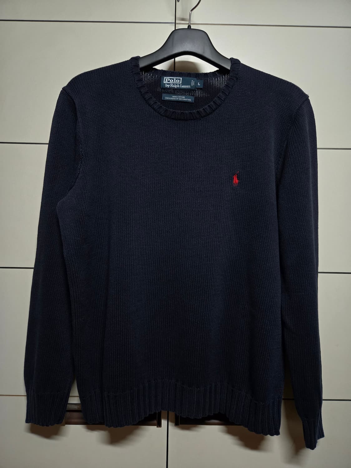 폴로 랄프로렌 네이비 니트(L사이즈) 상품이미지1