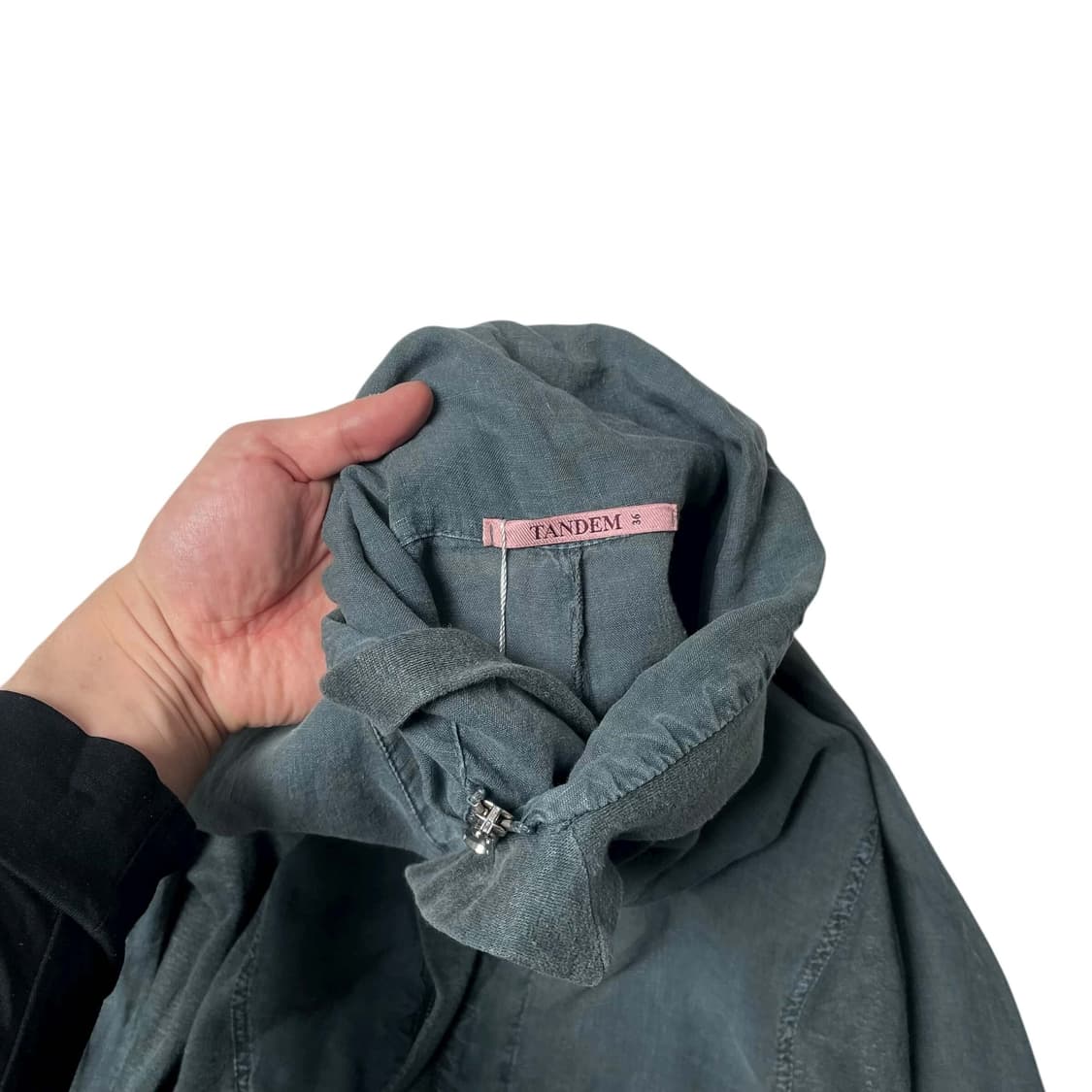 Tandem 하이넥 린넨 블렌드 집업 자켓 (italy made) 상품이미지8