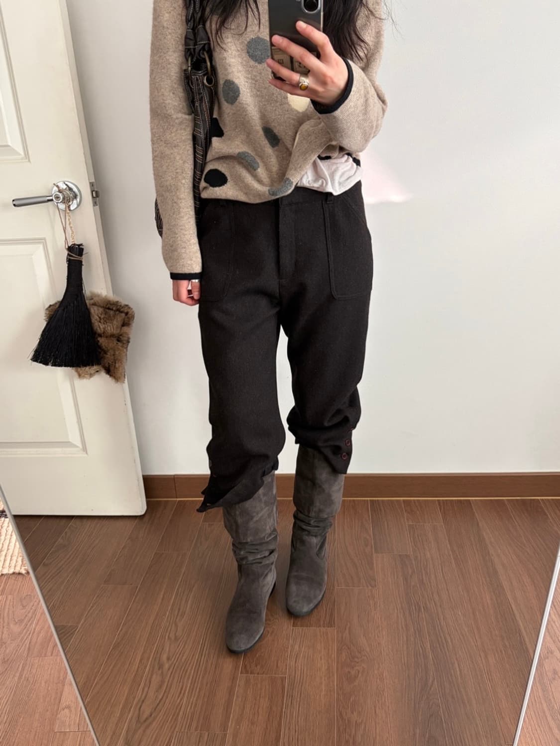 wool blended pants 상품이미지4