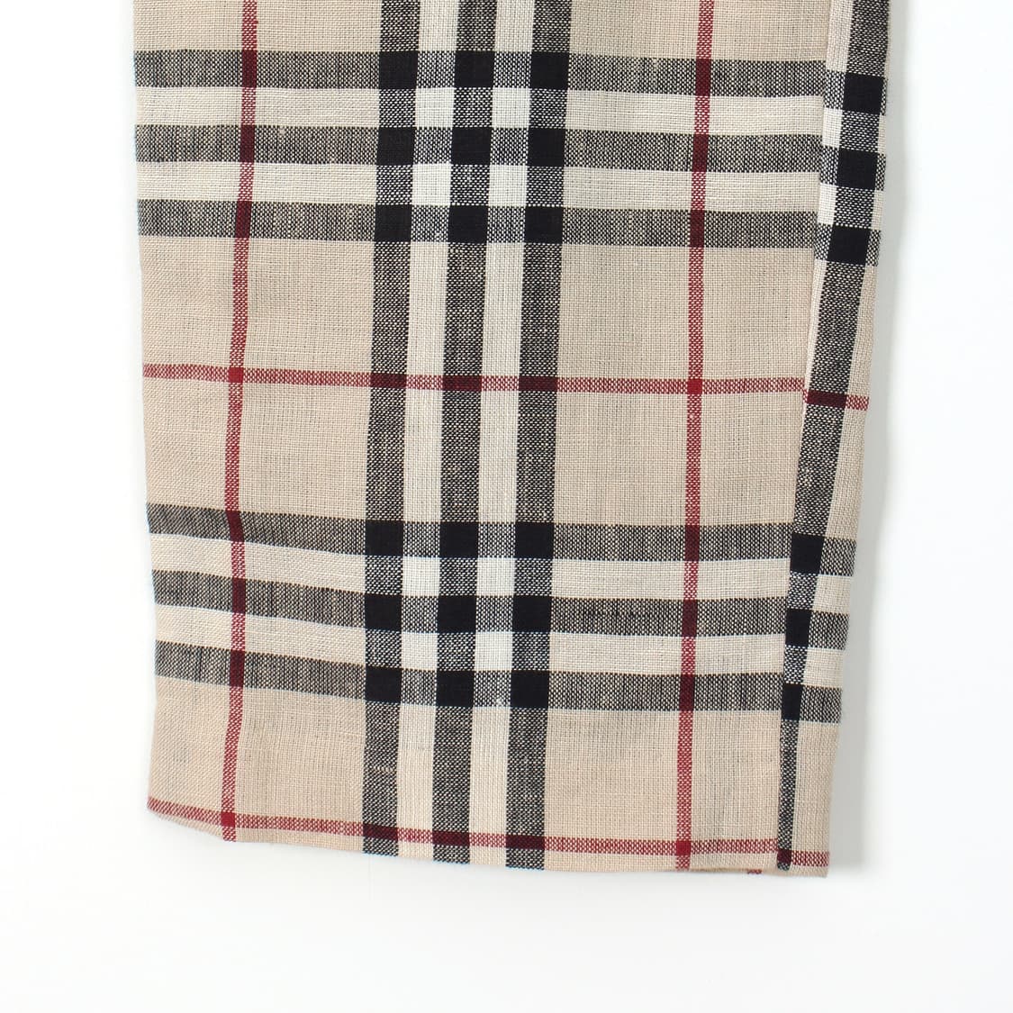 버버리 Burberry 빈티지 베이지 클래식 체크 여름 팬츠 상품이미지5