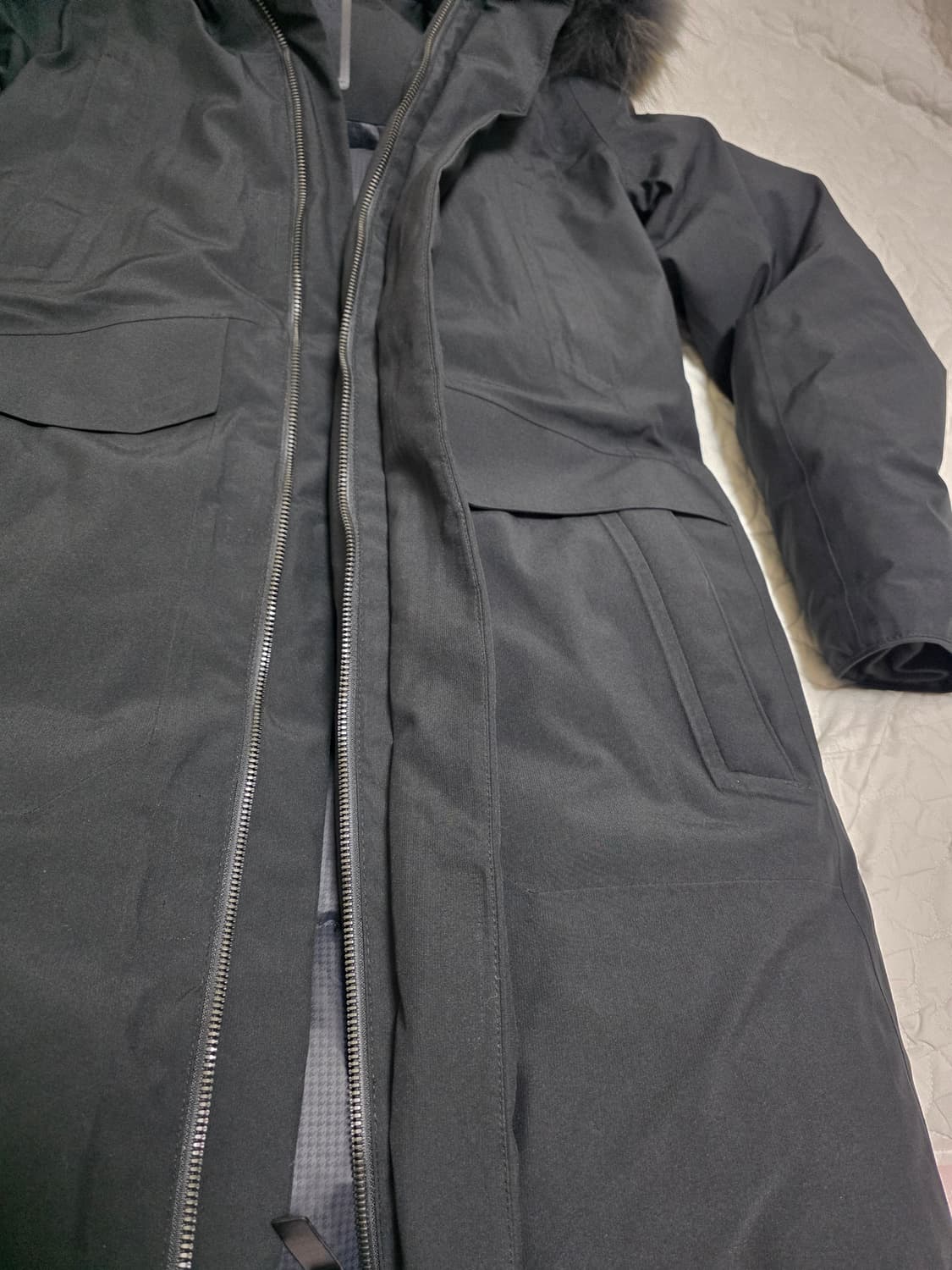 18fw K2 라르티스 고어텍스 롱패딩 여성90 블랙 상품이미지4
