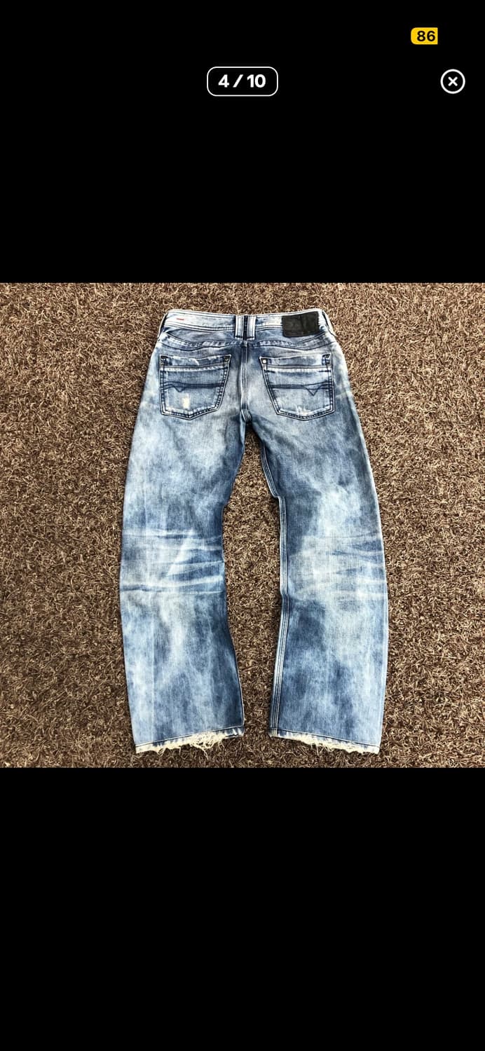 디젤 Timmen 디스 워싱 데님 팬츠 상품이미지4