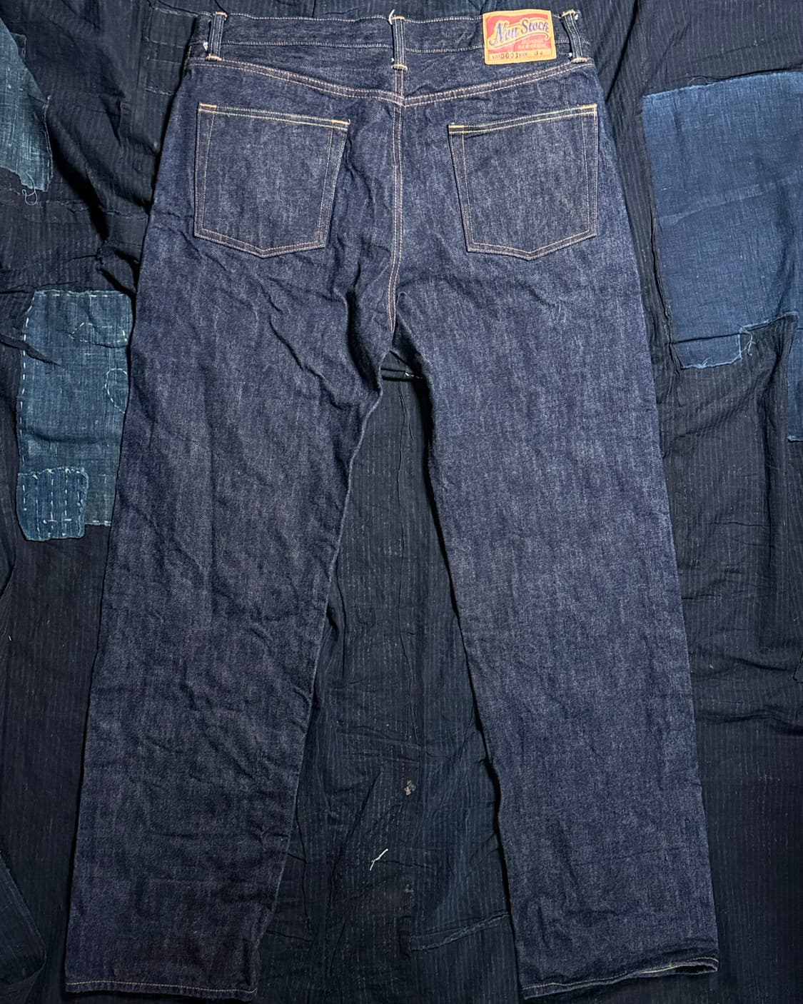 논스탁 15oz 헤비웨이트 셀비지 데님 진 34 상품이미지6