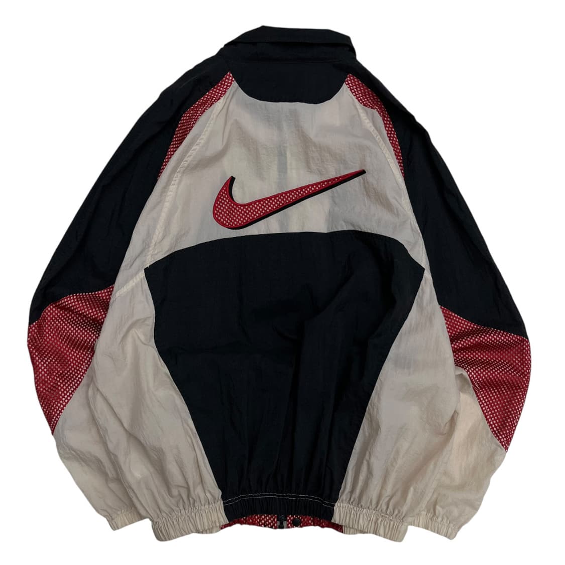 나이키 올드스쿨 레드 스우시 블랙 바람막이 XXL 상품이미지4
