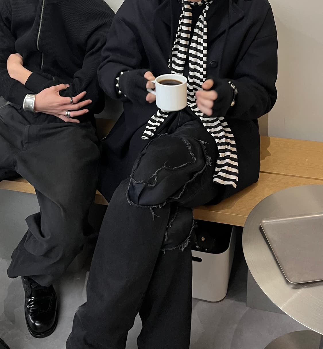 Raf simons 20fw Uneven knee pants 상품이미지8