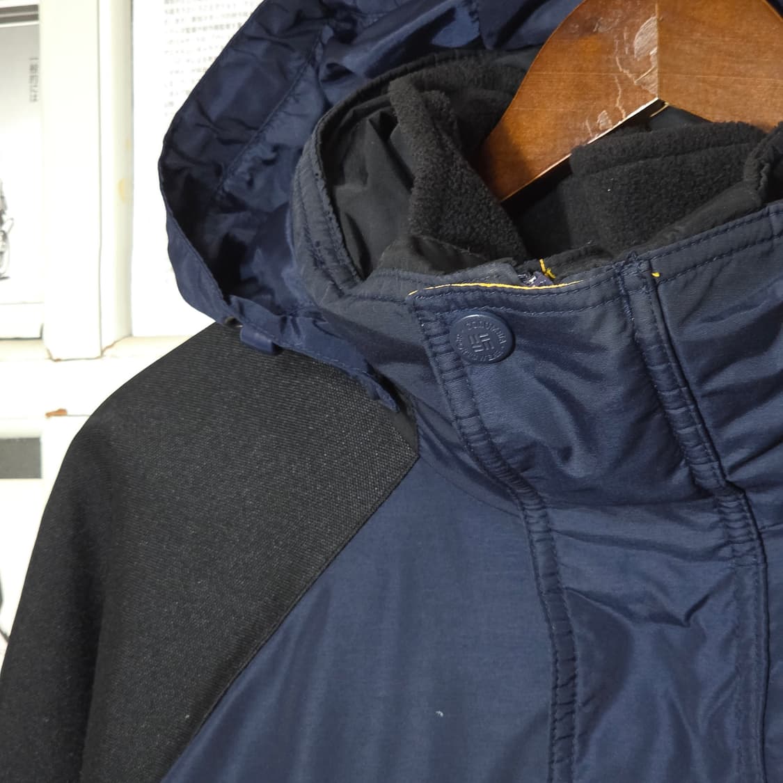 컬럼비아 네이비 고프코어 플리스 투웨이 바람막이 자켓 상품이미지3