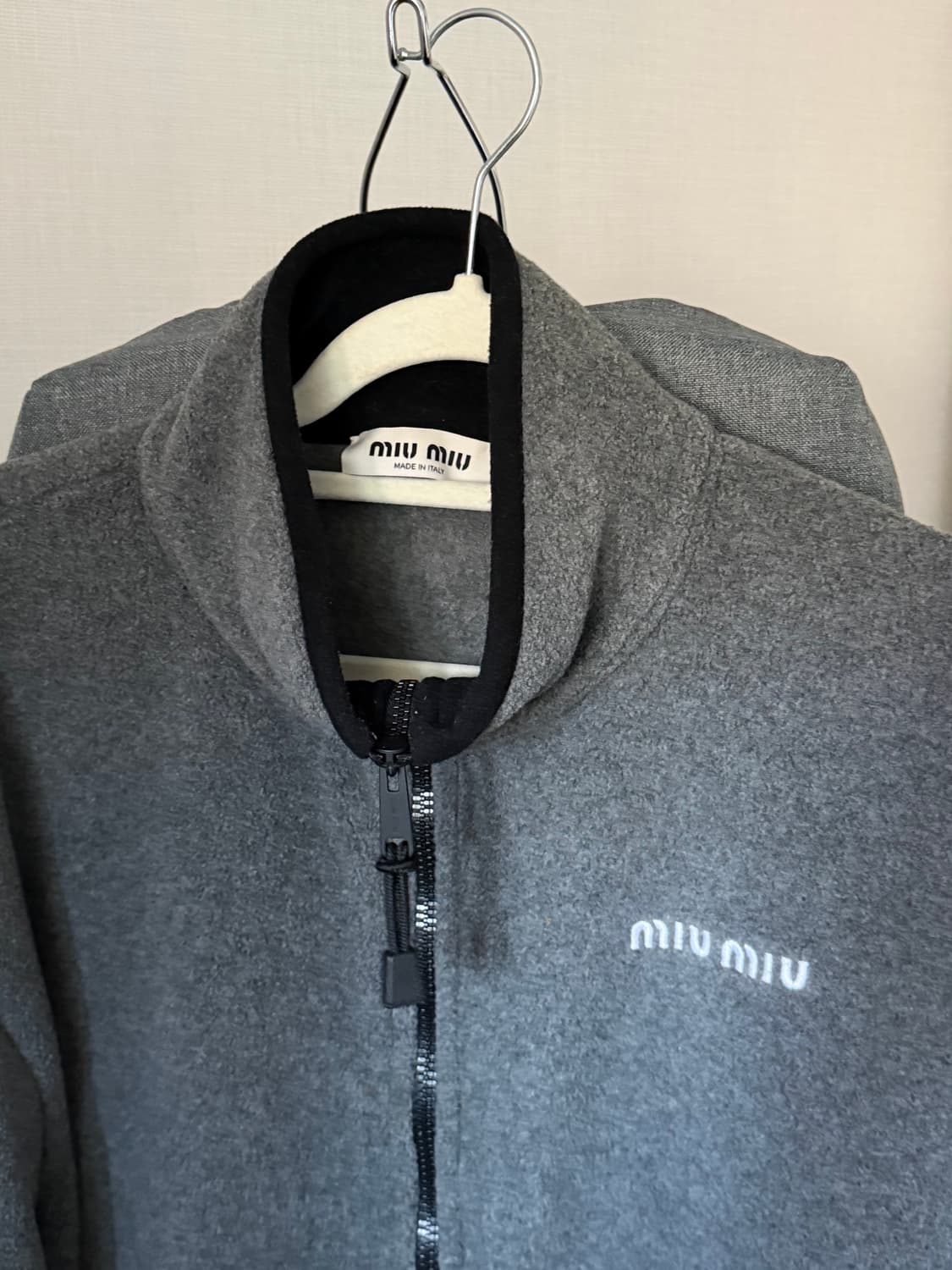 미우미우 후리스 플리스 Fleece 집업 miumiu 상품이미지2