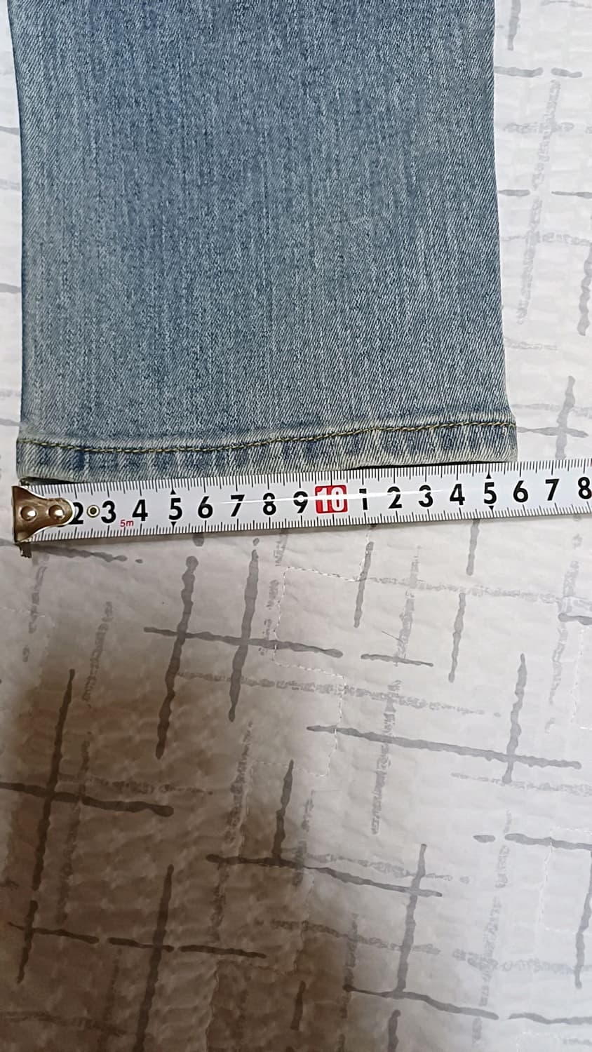 플랙 미사용 슬림스판청바지 실측33인치 기장101 상품이미지9