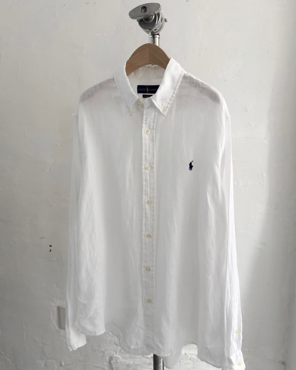 Polo 폴로 화이트 린넨 셔츠 상품이미지1