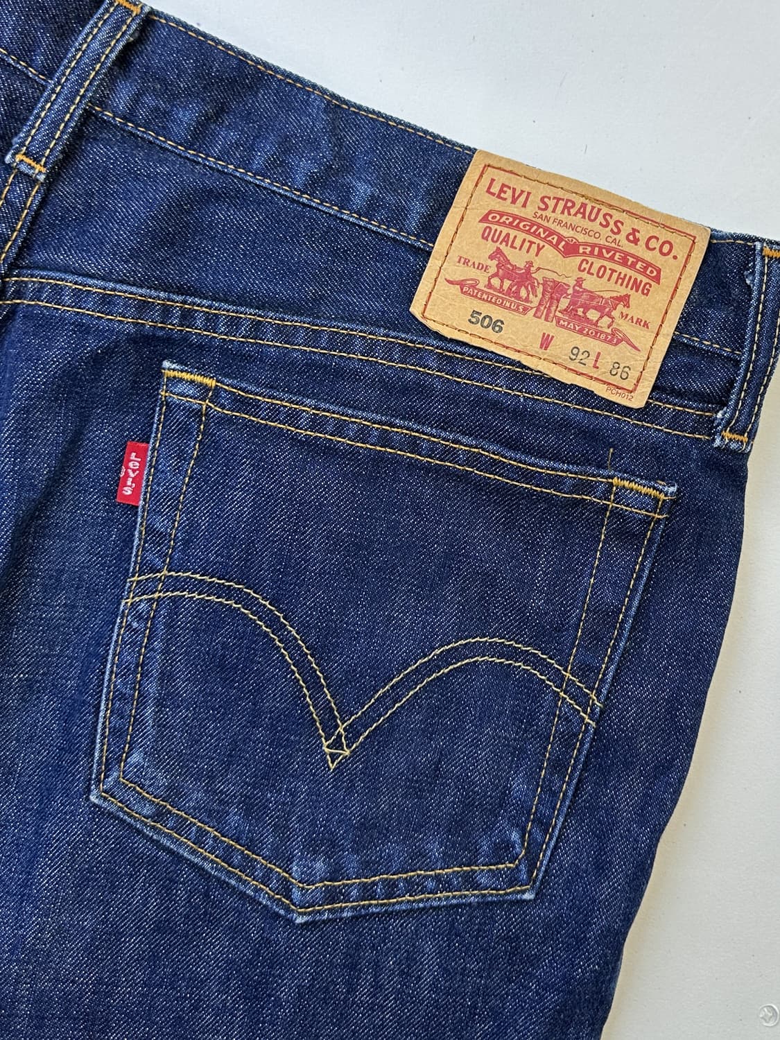 리바이스 506 와이드 데님 팬츠 상품이미지7