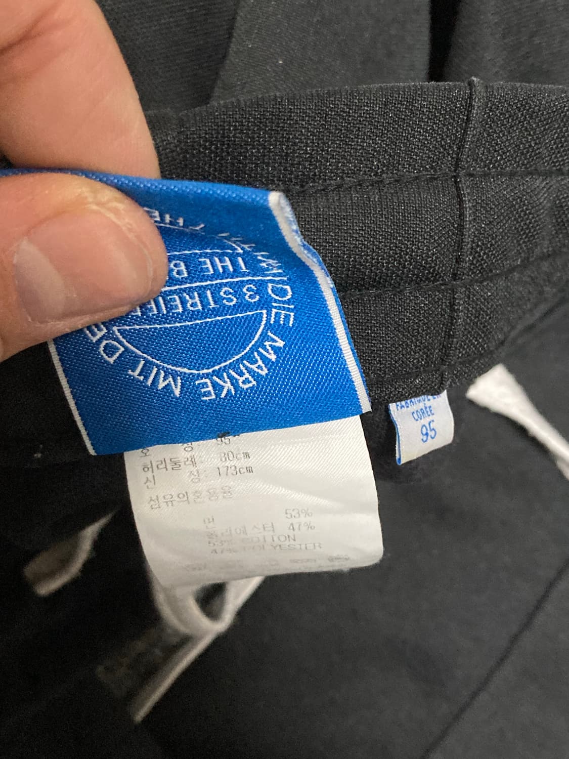 아디다스 삼선 유로파 트랙 팬츠 블랙 95 상품이미지5