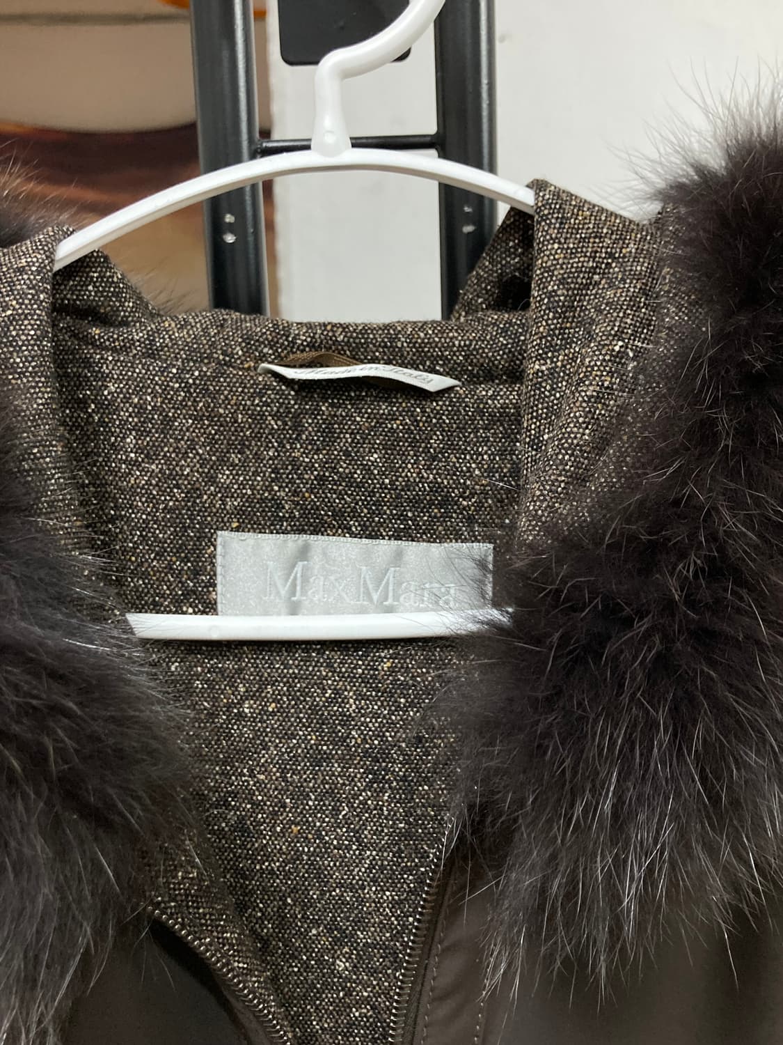 막스마라(Max Mara) 퍼 후드 패딩 코트 상품이미지4