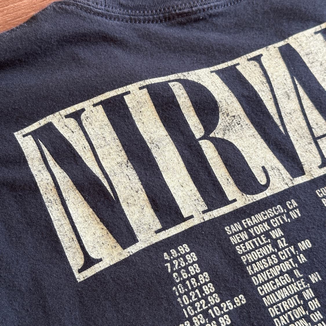 Nirvana ‘In utero’ cotton 1/2 tee 상품이미지8
