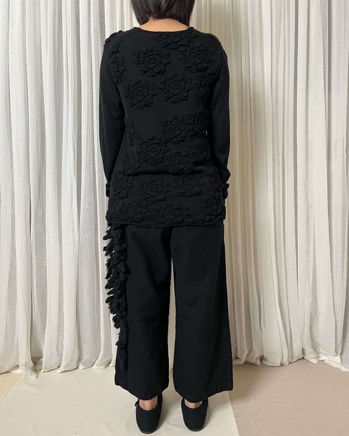 꼼데가르송 20aw 플라워니트 comme des garcons 자가드 상품이미지4