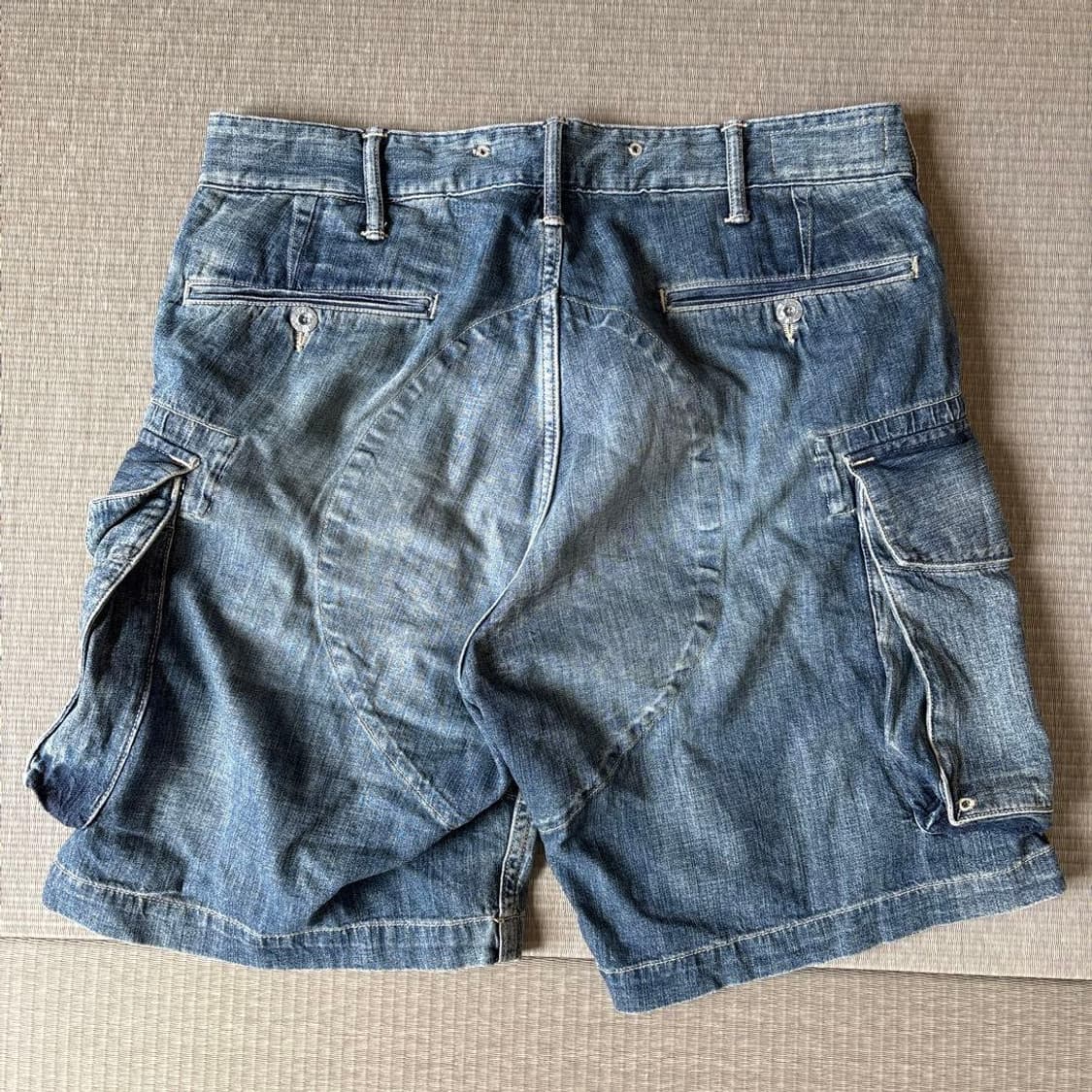 RRL 더블알엘 레지먼트 데님 카고 쇼츠 상품이미지2