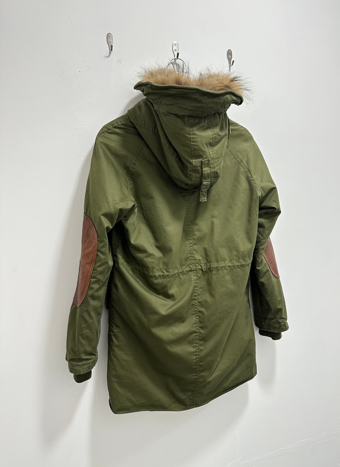 Vintage rabbit raccoon fur field jacket 상품이미지7