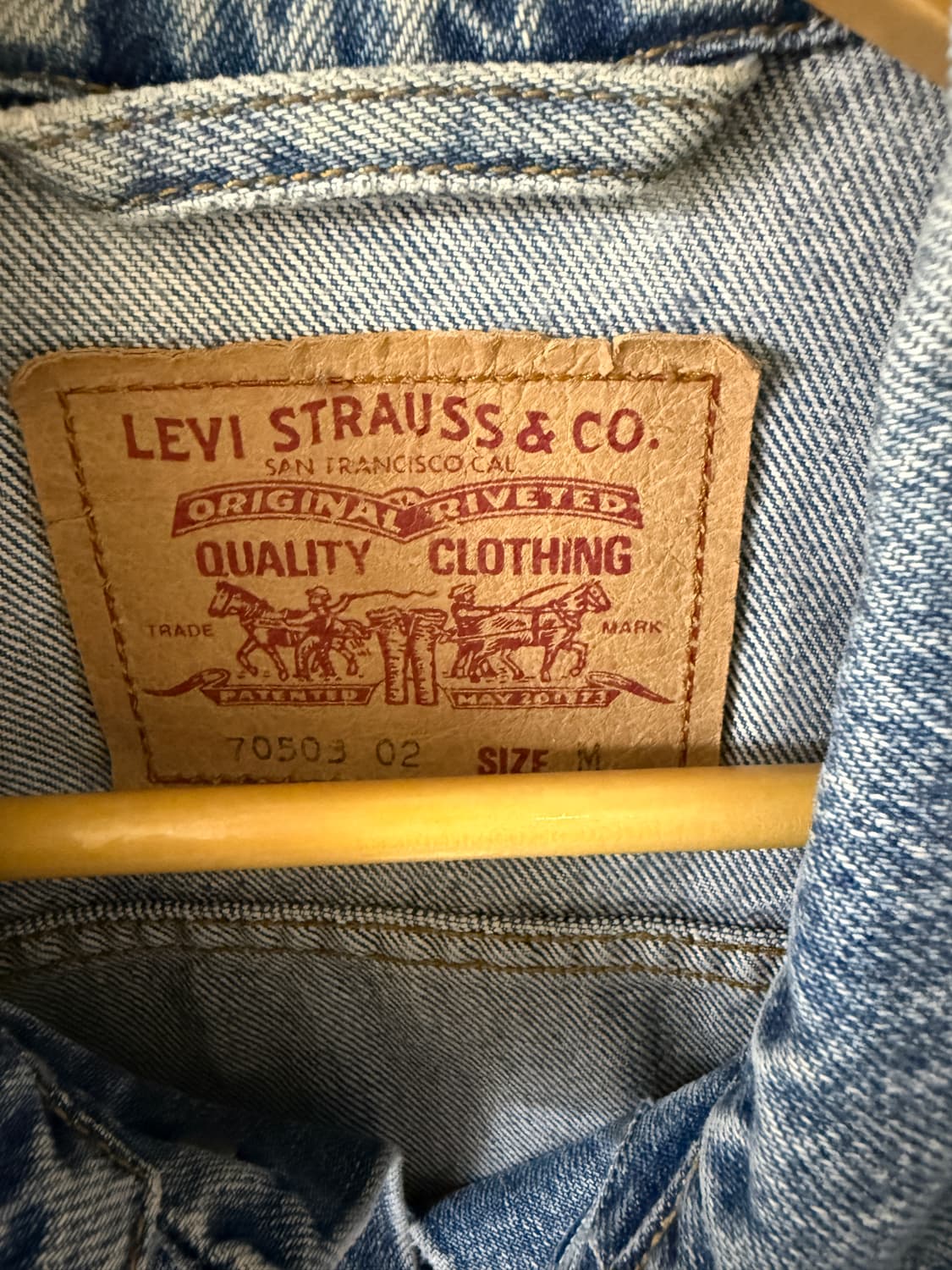 리바이스 3세대 이태리생산 M 상품이미지3