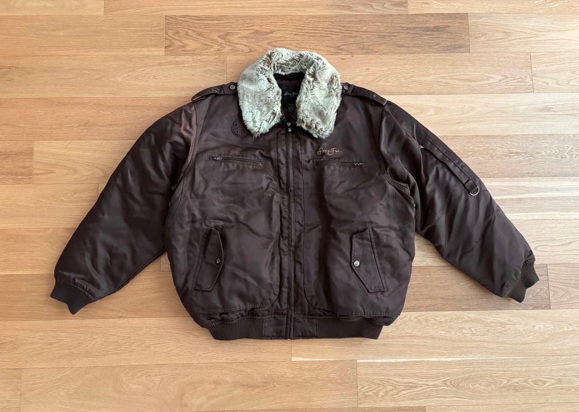 션존 sean john 봄버 블루종 패딩 항공 자켓 XL 상품이미지1