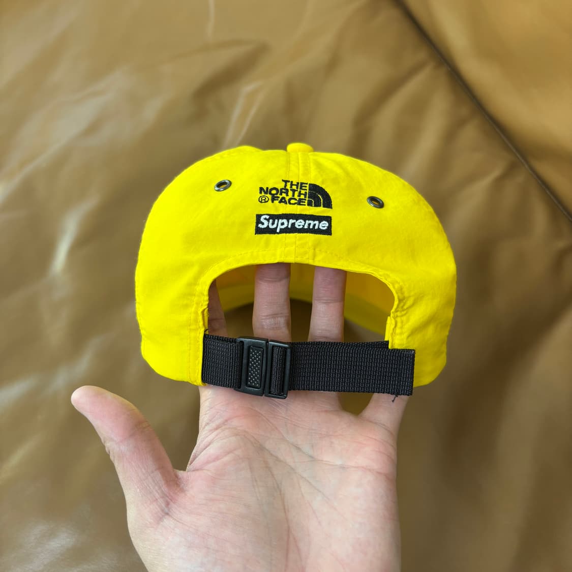 Supreme 슈프림 x 노스페이스 설산 옐로우 6패널 볼캡 모자 상품이미지7