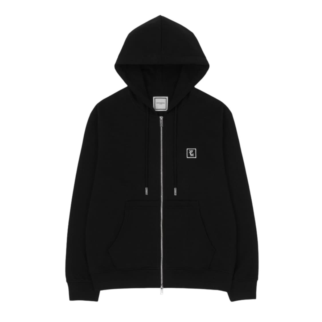 우영미 백로고 후드집업 블랙 48 상품이미지1