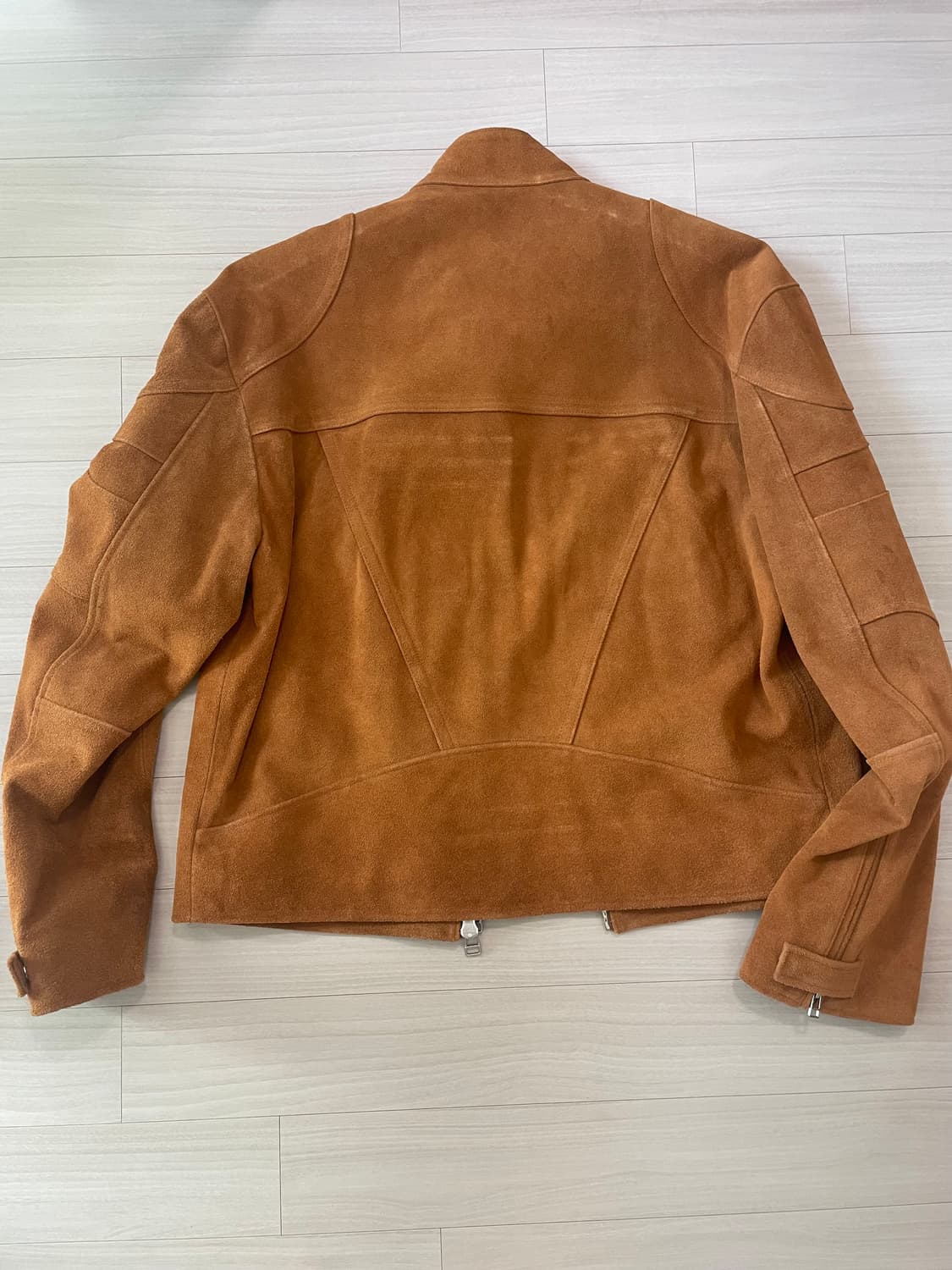 [타일레] 스웨이드 가죽 자켓 camel 상품이미지7