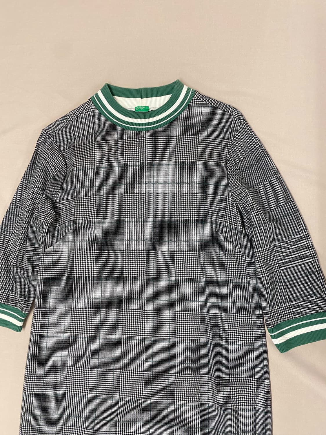 급처! 베네통 글랜체크 원피스 상품이미지3