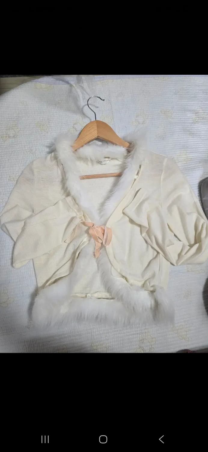 히메갸루 달천깔 퍼 가디건 상품이미지1