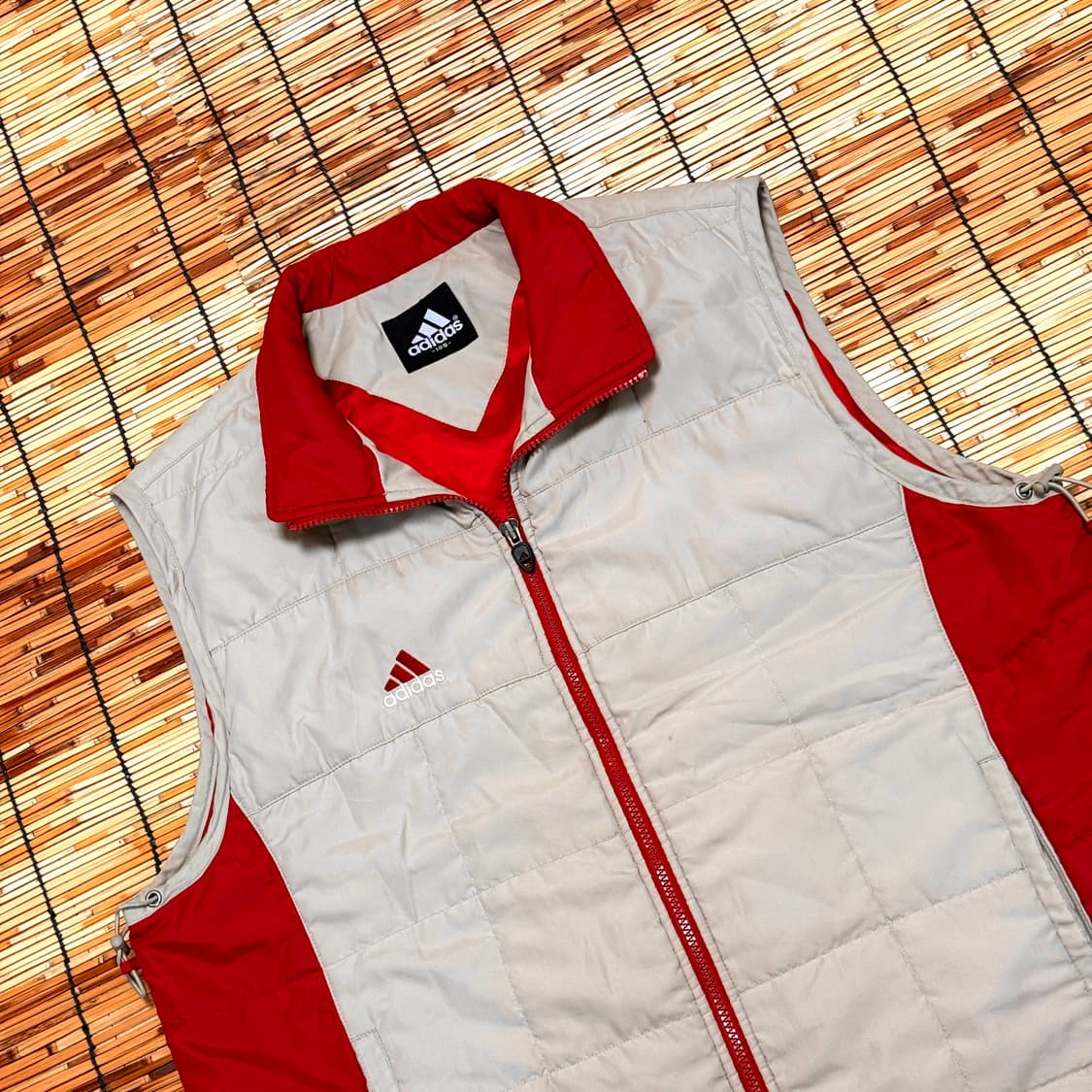 90s 아디다스 아이보리 패딩 베스트 XL 상품이미지3