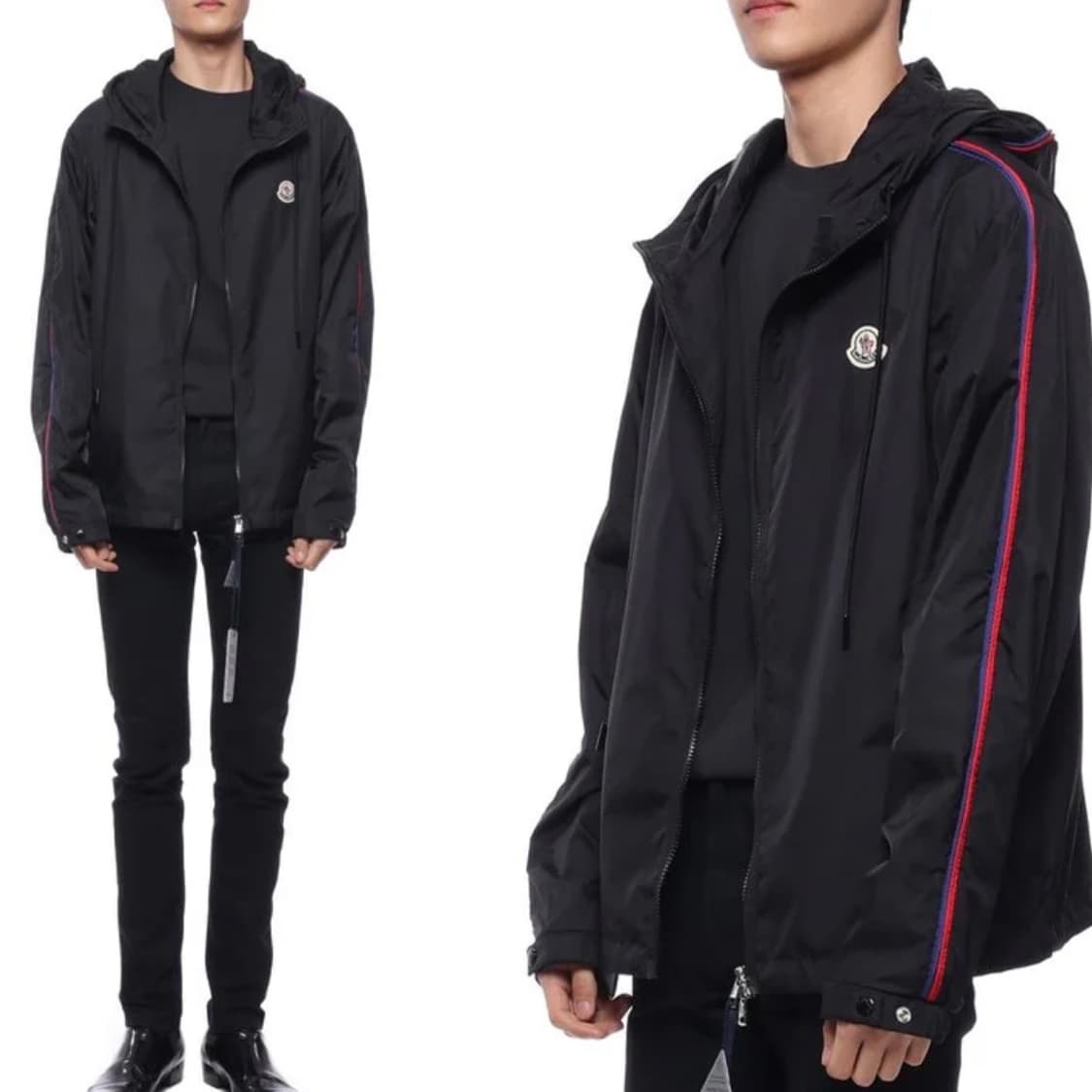 [S+급/6] 몽클레어 하타브 바람막이 자켓 블랙 상품이미지8