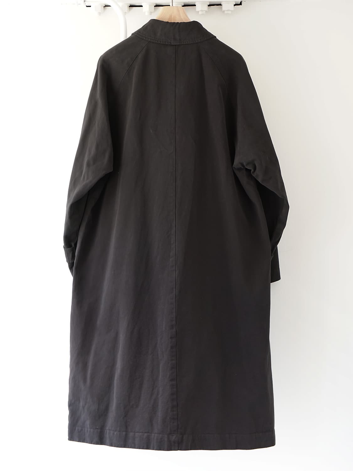 코모리 가먼트 다잉 발카라 코트 블랙 1사이즈 상품이미지2