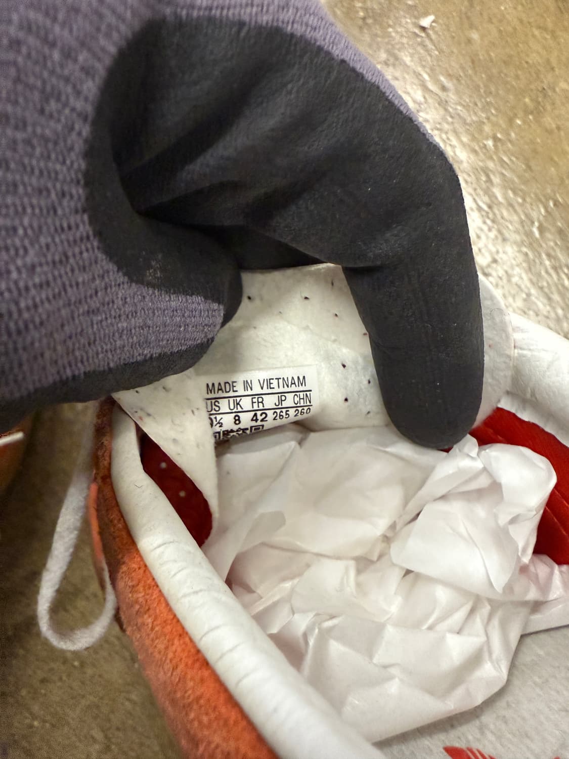 아디다스 가젤 오렌지 265mm 상품이미지5