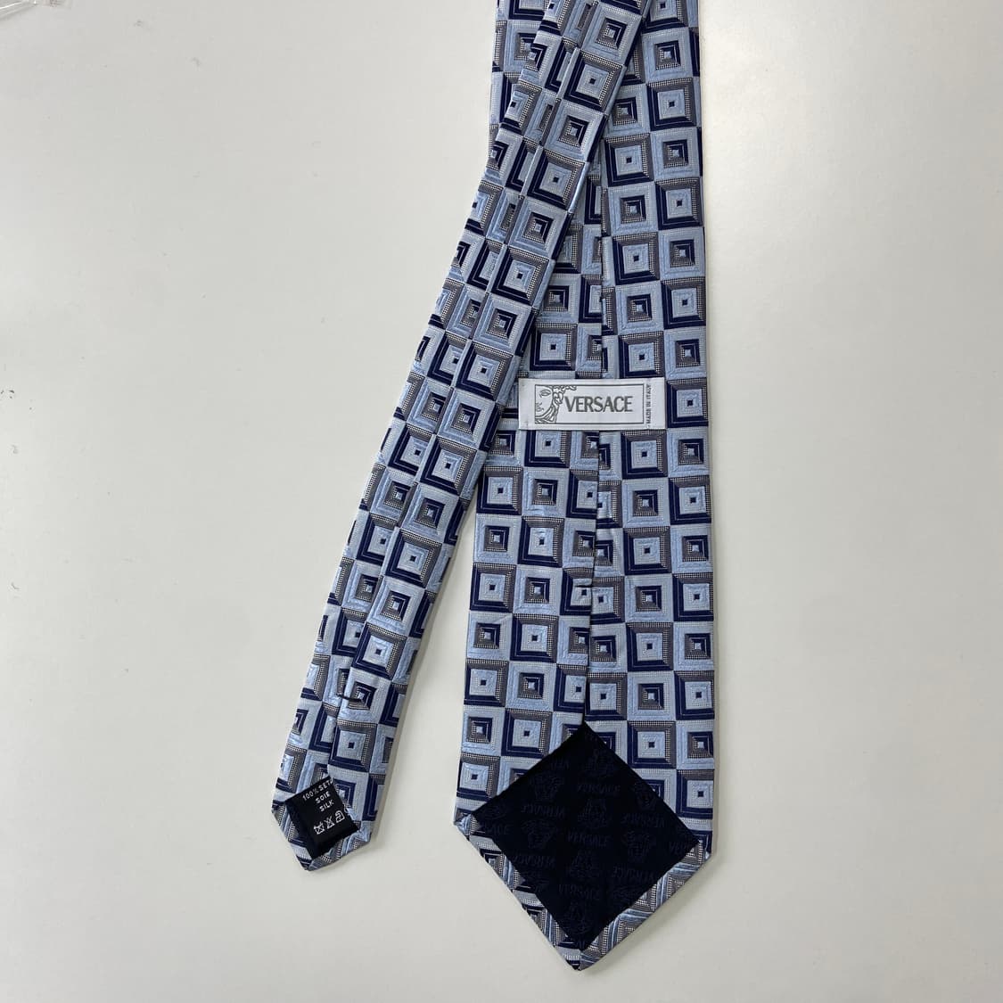 Versace 베르사체 심플로고 정품 명품 넥타이 상품이미지3
