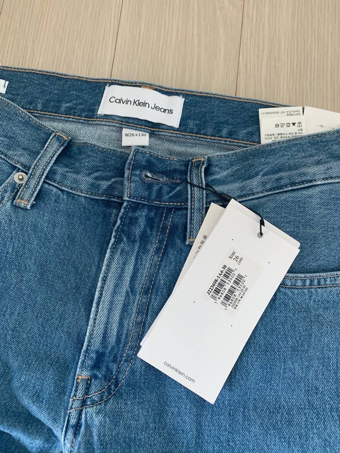 Calvin Klein 캘빈클라인 W26 L30 청바지 (새상품) 상품이미지3