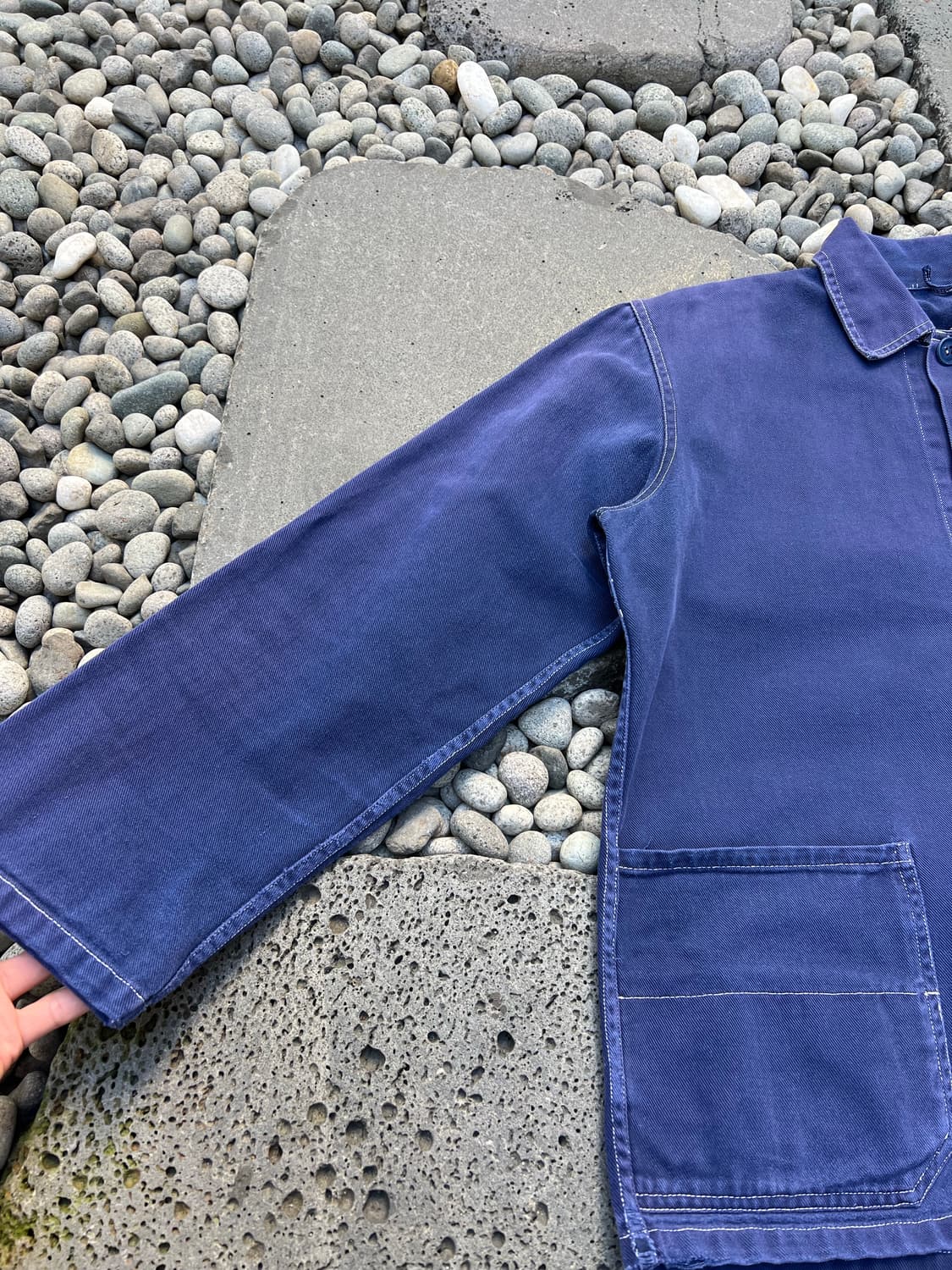 FADED PURPLE NAVY OLD VINTAGE 빈티지프렌치워크자켓 상품이미지5