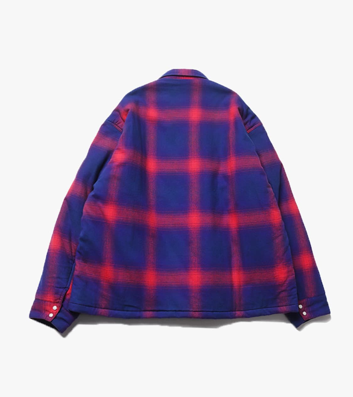 JIEDA - OMBRE CHECK PADDING SHIRT 상품이미지10