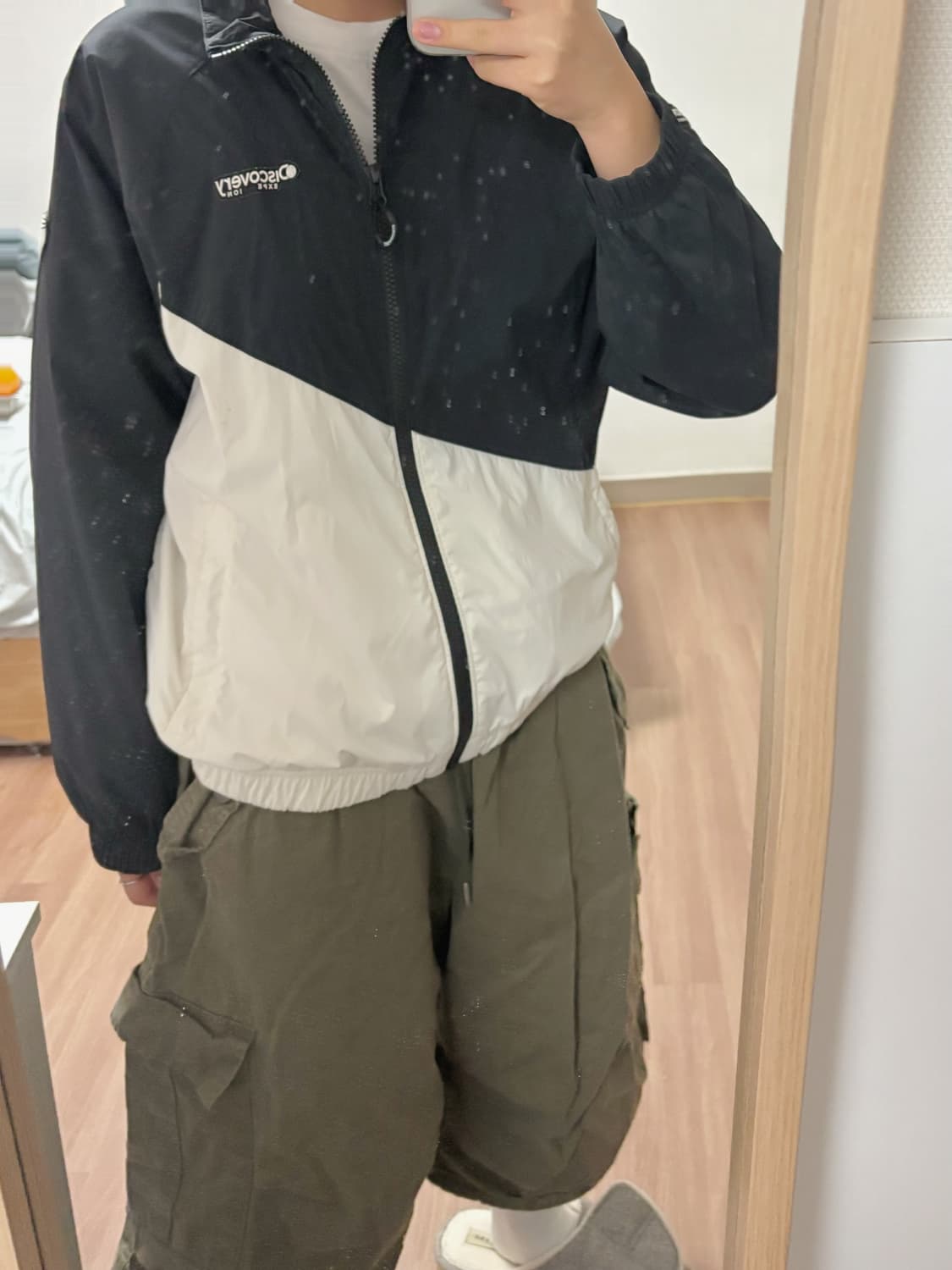 디스커버리 투톤 바람막이 상품이미지1