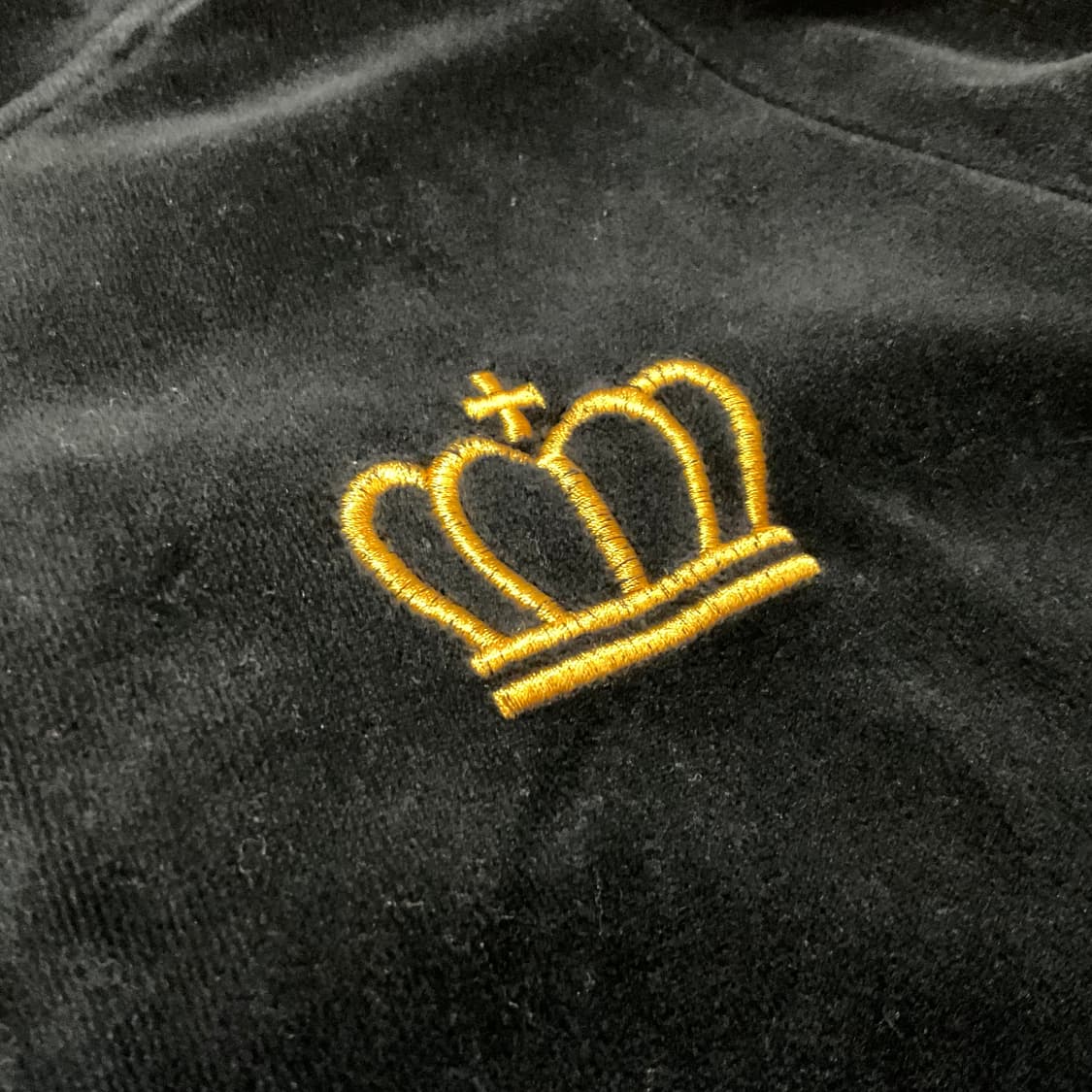 babydoll 벨벳 집업 베이비돌 블랙 트랙 자켓 레오파드 호피 자수 상품이미지2