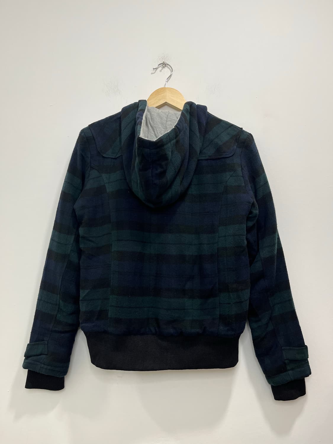 In the attic 일본 빈티지 락펑크 체크 떡볶이 숏코트 상품이미지6