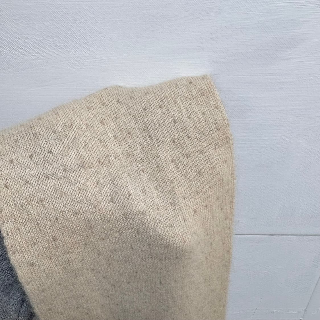 ALFRED ROWLAND cashmere 도트 캐시미어 모리 머 상품이미지5