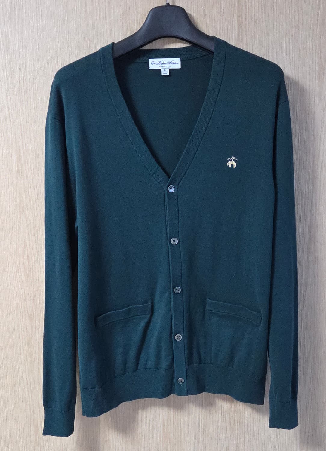 (착샷) 브룩스브라더스 가디건 수피마 코튼 상품이미지1