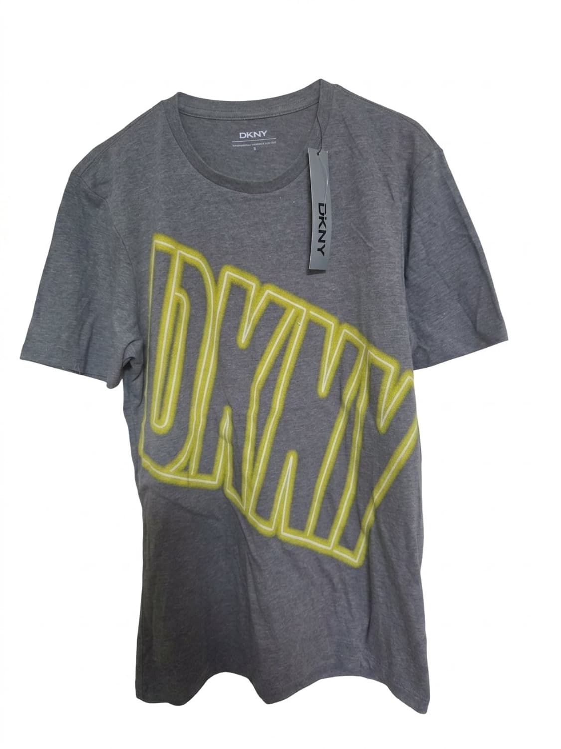 (새상품)DKNY 반팔 옐로우 프린팅 티셔츠 (S) 상품이미지1