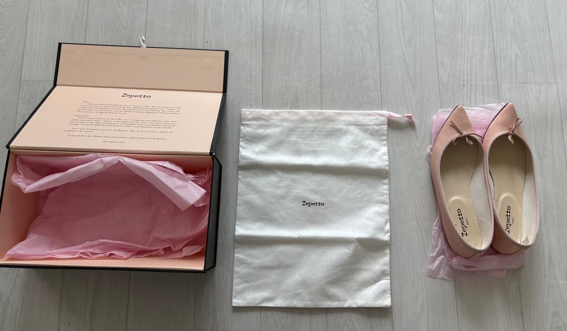 레페토 브리짓 핑크베이지 플랫슈즈 상품이미지2