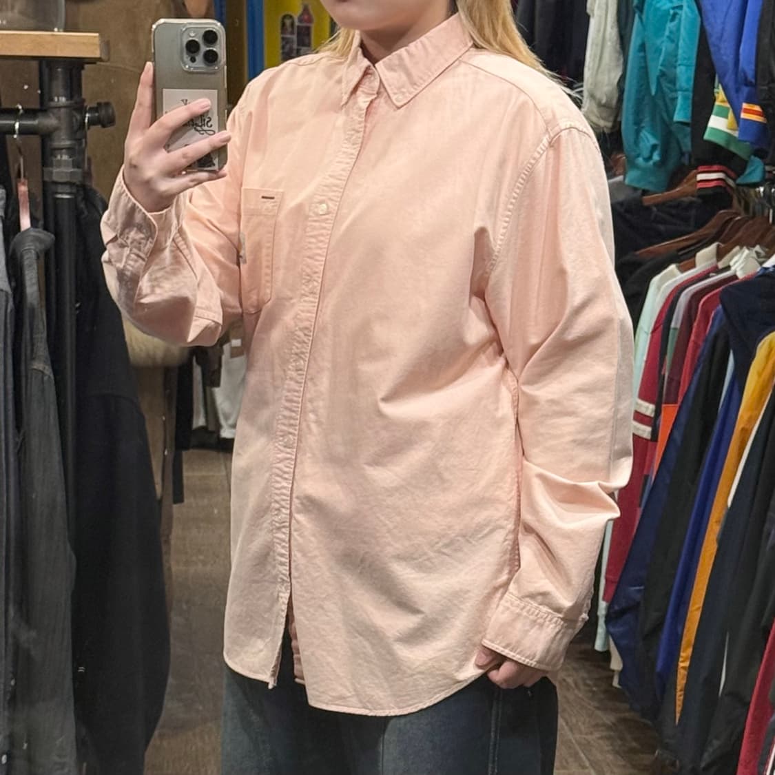 [HI] 칼하트 긴팔셔츠 핑크  상품이미지4