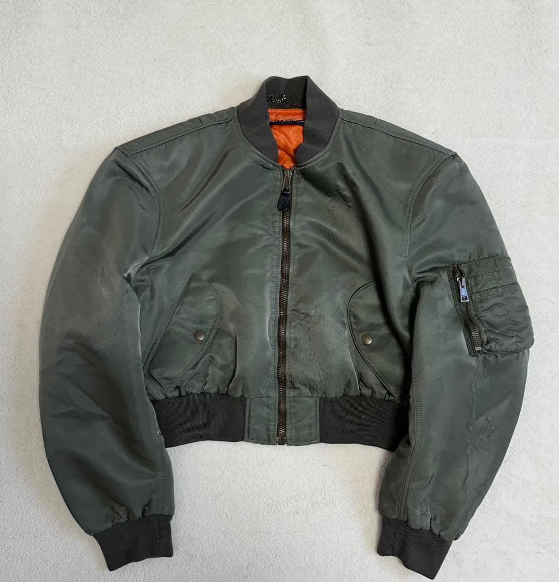 [ L ] 17ss 발렌시아가 크롭 봄버 상품이미지2