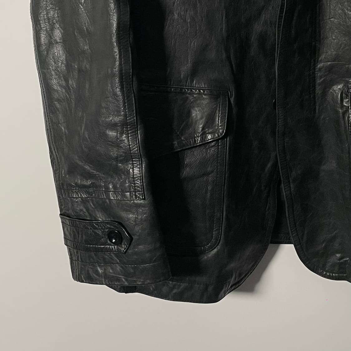 CP컴퍼니 리얼레더 포켓 블레이저 자켓  (on.604)  상품이미지6