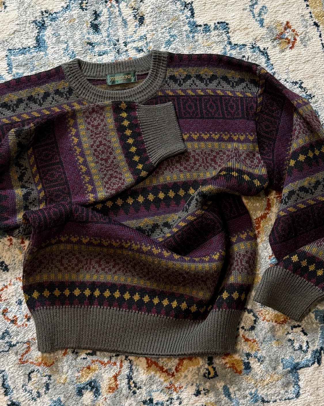 페어아일·노르딕 빈티지 니트 스웨터 상품이미지1