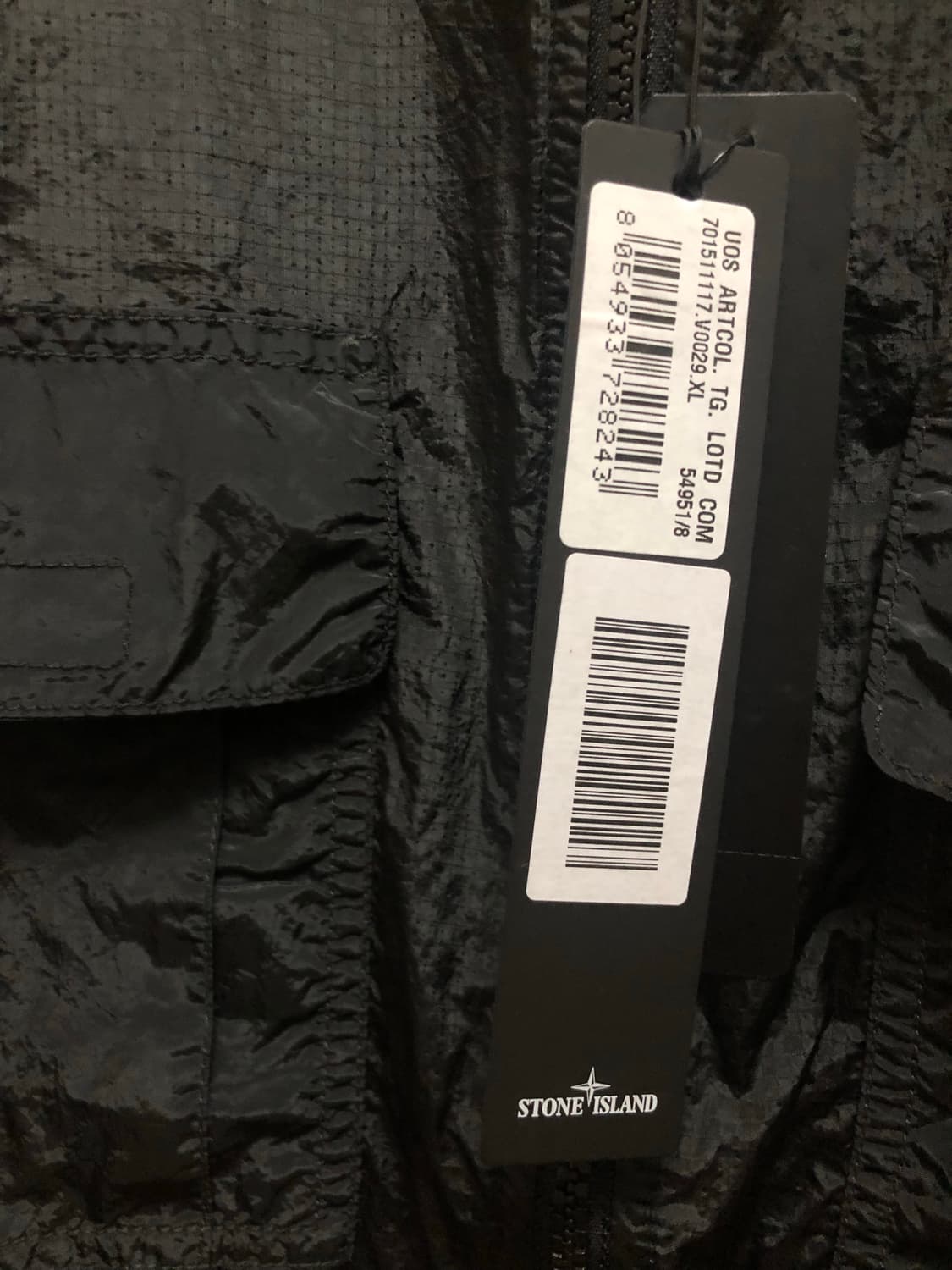 19SS 스톤아일랜드 나일론메탈 오버셔츠 XL 상품이미지3