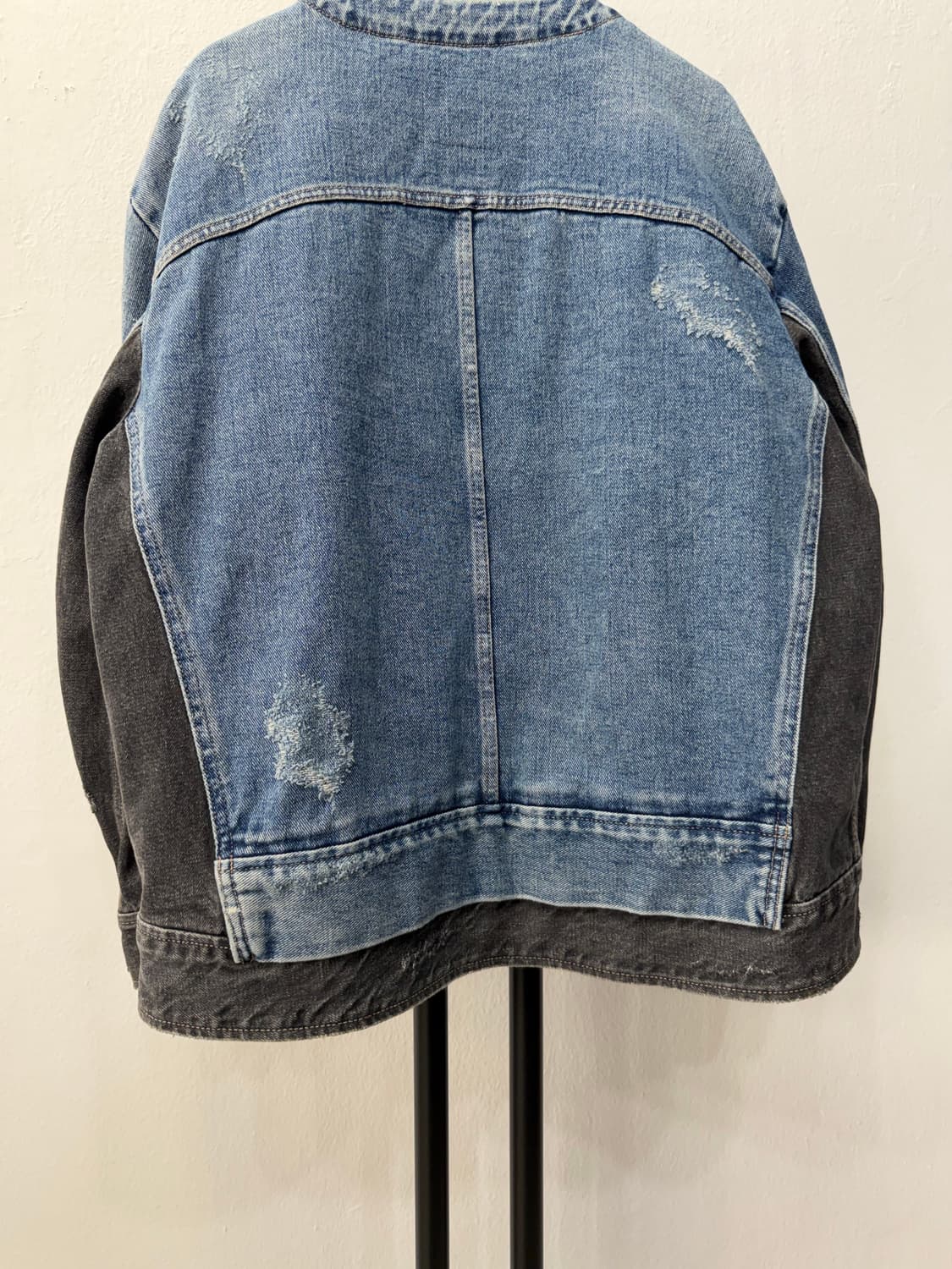 정품) 구호 오버핏 데님 누빔 내피안감 청자켓  상품이미지5