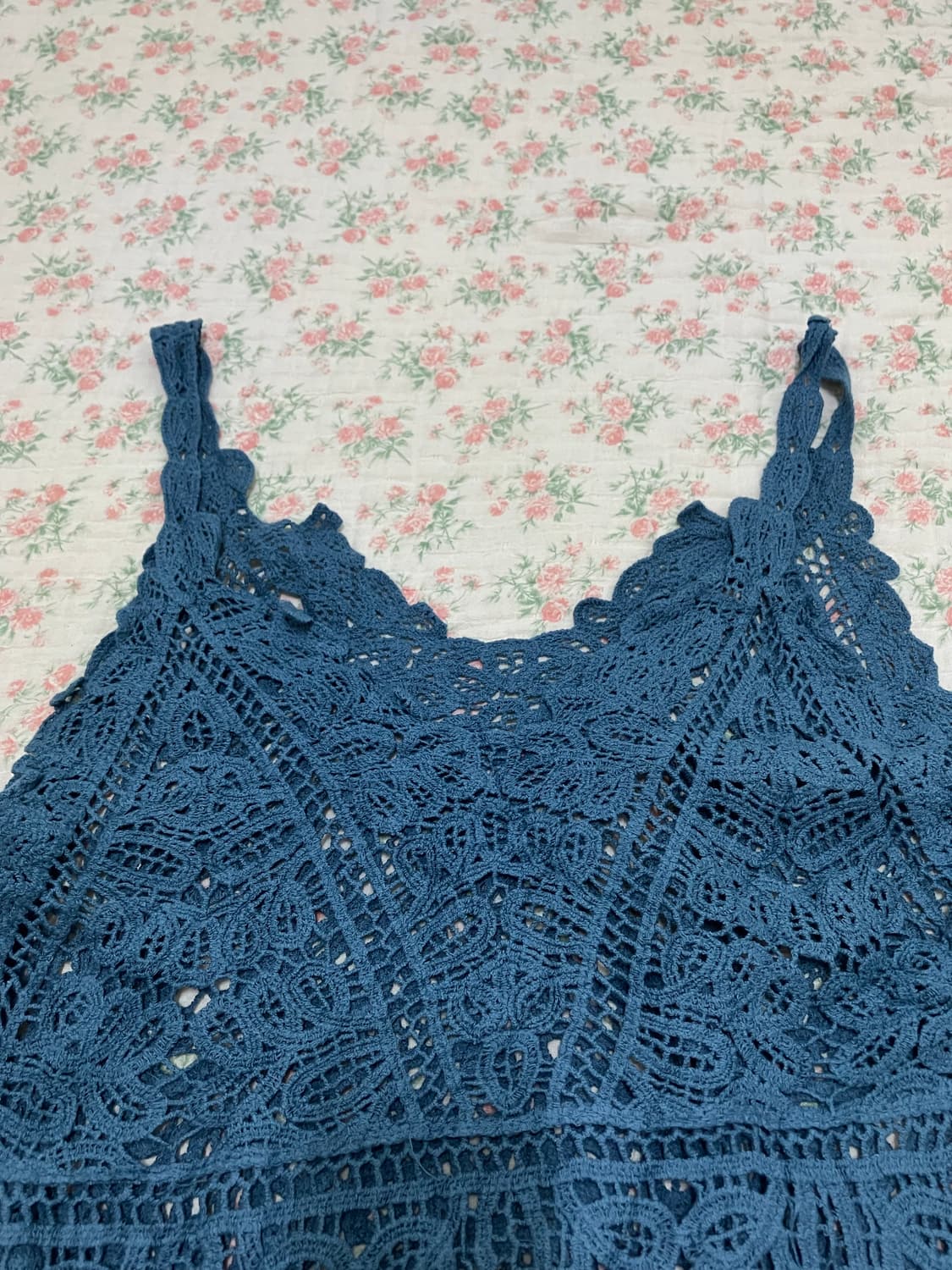 빈티지 크로셰 레이어드 나시 1113 모리걸 y2k 스트릿 갸루 펑키 일 상품이미지6