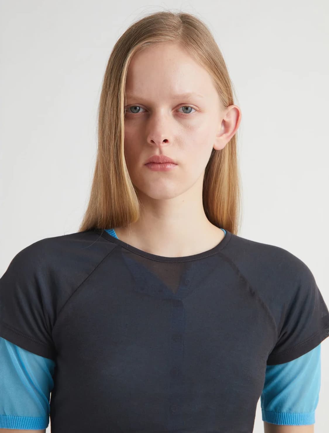 [XS,S,M]팔로마울 Omu 오무 티셔츠/다크 그레이 상품이미지4